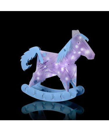 KOSMOS 3669 Creatto Rocking Horse 3D Light Figures Design 3D Puzzle Set for Rocking Horse Pony Trophy Stable Window Creative Room Decoration 57 Plug-in Pieces 30-Piece LED Fairy Lights - Buy Online on GoSupps.com