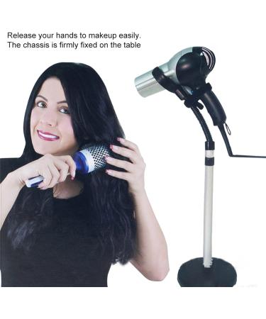 Adjustable Hair Dryer Stand Removable Suction Cup Upright Hair Dryer Stand Hands Free for Home Use & Barber Shops - Buy Online on GoSupps.com