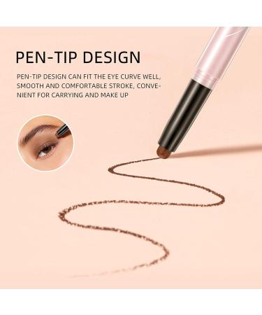 iGuzvaw Matte Eyeshadow Stick Cream to Powder - Waterproof Eyeliner Pencil Crayon in Shimmer 06 Smoky Grey - Buy Online on GoSupps.com