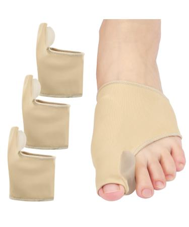 MengK 2 Pairs Bunion Corrector Gel Bunion Pads Sleeves Brace Bunion Relief Big Toe Separator for Big Toe Joint Pain Relief