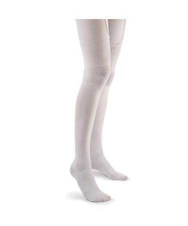 FUTURO Anti-Embolism Thigh Length Stockings - Medium Regular, White | 18 mm/Hg Compression - Buy Online on GoSupps.com
