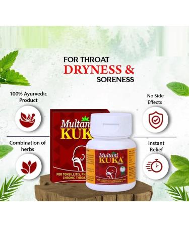 Dalal Kuka Tablet - Natural Ayurvedic Relief for Tonsillitis & Pharyngitis | 50 Tablets - Buy Online on GoSupps.com