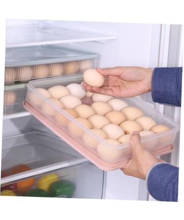 2pcs Box Egg Storage Box Eggs Food Containers Kitchen Egg Tray Refrigerator Kitchen re-usable - Buy Online on GoSupps.com