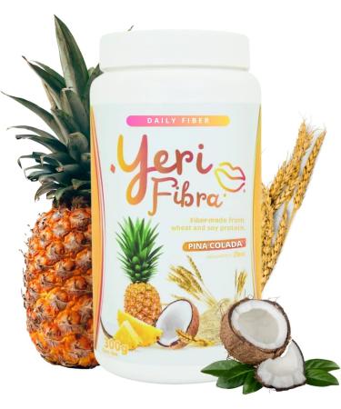 YERI FIBRA - Pi a ColadaFlavor - Daily Fiber - Exotic Delicious Flavors Wheat and Soy Protein 300g (10.5oz) - Las Originales Fibras Virales de YeriMua. - Buy Online on GoSupps.com