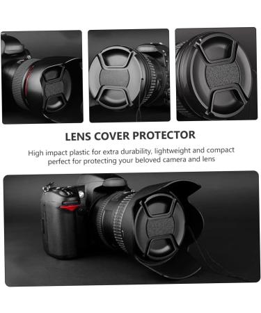 Milisten 4 Pcs Camera Lens Cover Lens Cover Replacement Mm Lens Cover SLR Camera Lenses Shots Camera Front Cap Lens Protective Covers Lens Protector Universal Lens Cap Dust Cover Black 6.7X6.7CM - Buy Online on GoSupps.com