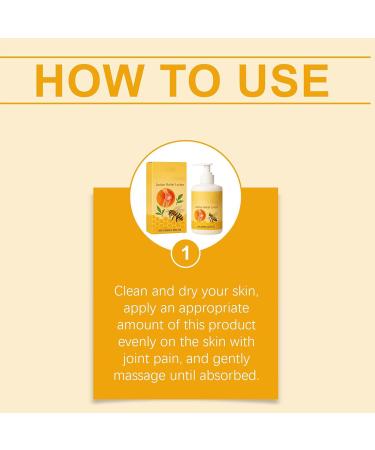  Generisch Massage cream for joints - 100 ml - Non-greasy moisturizing cream - Nourishing lotion for back neck body feet legs knees hands - Daily care - Buy Online on GoSupps.com