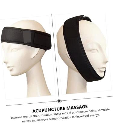 Fomiyes 3-in-1 Head & Shoulder Massage Oil Holster Belt - Acupressure Pillows & Cotton Migraine Relief - International Shipping Available - Buy Online on GoSupps.com