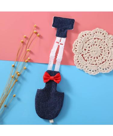 Buy PopetPop 3-Piece XS Diaper Pet Clothing for Budgies Canary & Parrots - Dark Blue | Mini Sittich Flight Liners - Buy Online on GoSupps.com