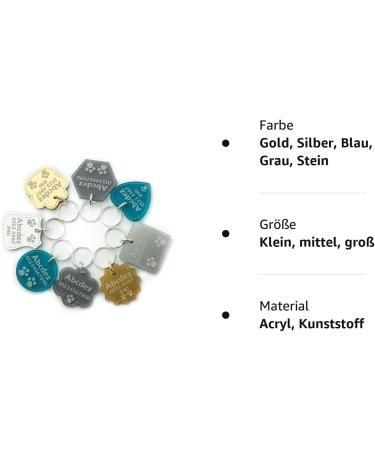 Personalized Dog Tag Pendant for Collar - Engraved Cat & Pet ID - Premium Quality - Buy Online on GoSupps.com