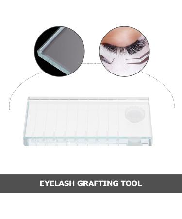 Lurrose 2PC Eyelash Crystal Palette - Professional Lash Extension Hand Plate & Holder | Premium Eyelash Tools - Buy Online on GoSupps.com