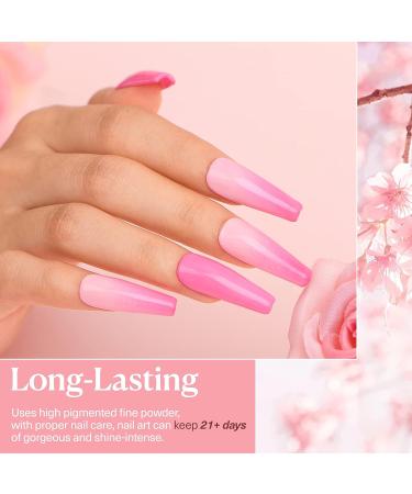 AZUREBEAUTY Spring Dip Powder Nail Starter Kit - 4 Colors Portable Dipping Set - French Nail Art Essential Liquid Manicure - No Lamp Needed - Vitality Girl - Buy Online on GoSupps.com