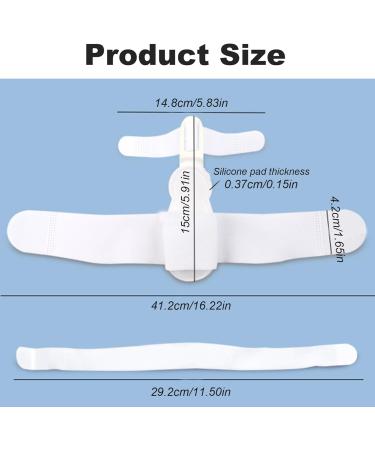 Bunion Corrector for Men & Women - Adjustable Big Toe Straightener with Silicone Pad & Anti-Slip Strap | Comfortable Bunion Fix Device for Right/Left Feet - Buy Online on GoSupps.com