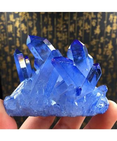 Natural Crystal 70-100g Natural Aquamarine Cluster Rough Stone ningxiao - Buy Online on GoSupps.com