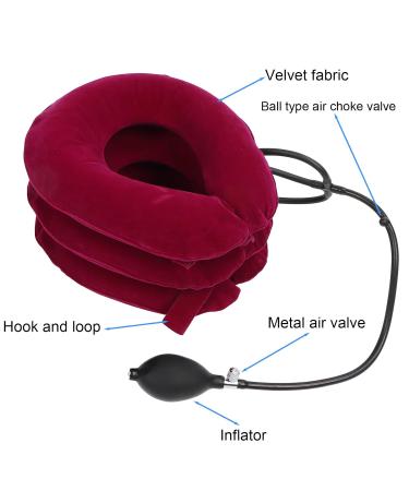 Buy Necks Traction Device for Pain Relief | Soft Inflatable Cervical Neck Stretcher Collar for All Necks Ideal for Seniors | International Shipping Available - Buy Online on GoSupps.com