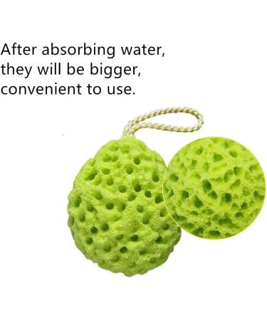 Honeycomb Shower Sponges - Set of 4 | Bath Loofahs for Body Scrubbing | Skin Care Smoothing Tools for Adults & Kids - Buy Online on GoSupps.com
