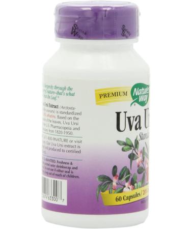 Nature's Way Uva Ursi Extract 666mg - 60 Capsules - Buy Online on GoSupps.com
