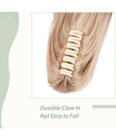 Sego 50cm Clip-In Braid Ponytail Extension - Wavy Golden Mix Blonde | Voluminous Synthetic Hair (150g) - Buy Online on GoSupps.com