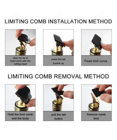 Buy USB Rechargeable Gold Light Hair Clippers - Electric LCD Trimmer for Precision Hair Carving & Grooming | International Shipping Available - Buy Online on GoSupps.com