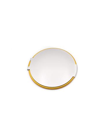 Ladies Pocket Mirror For Purse  Small Elegant Collectible Compact Mirrors - Perfect for Travel - 1x Trueview Vintage Handheld Makeup Mirror For All Your Personal Needs  Order Now! (Round  Silver/Gold) Round Silver/Gold