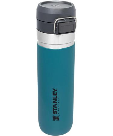 Stanley Quick Flip Stainless Steel Water Bottle | 0.71L | 12+ Hours Cold | BPA-Free Dishwasher-Proof Leak-Proof Thermos | Lagoon Color - Buy Online on GoSupps.com