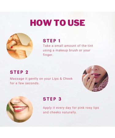 Organics Beetroot Lip & Cheek Tint Balm - Nourishing Color for Women | Lighten Dark Lips & Hydrate Chapped Skin (15g - Buy Online on GoSupps.com