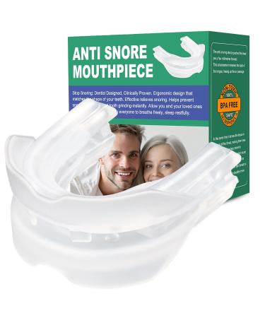 KMIIMET Anti-Snoring Mouthpiece Snoring Solution Comfortable Mouth Guard - Helps Stop Snoring Anti-Snoring Devices for Men/Women a Better Night's Sleep