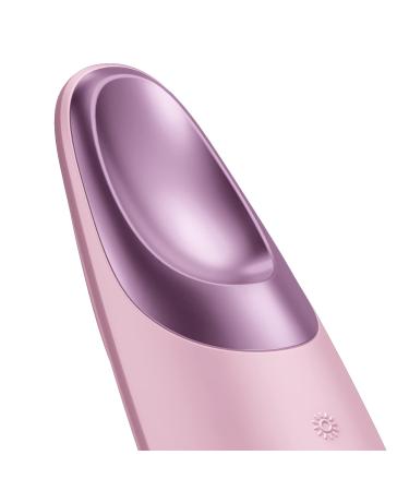 Geske SmartAppGuided Warm & Cool Eye Energizer | 6-in-1 Eye Massager for Dark Circles & Puffiness | Electrical Eye Massage Device in Pink - Shop Now! - Buy Online on GoSupps.com