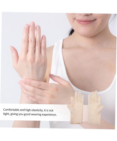 IWOWHERO 1 Pair Ladies sun protection gloves UV lamp gloves protective gloves golf glove Cloth Manicure Gloves golfing gloves Salon Manicure Glove UV Hand Gloves UV Shield Gloves light gel 21x7.5x0.8cm - Buy Online on GoSupps.com