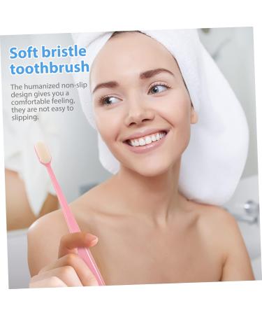 PopetPop 4-Piece Soft Toothbrush Set | Extra Soft Natural Bristles Adult & Pregnancy Toothbrush - 1 Pack - Buy Online on GoSupps.com