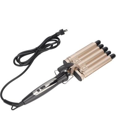5 Barrel Curling Iron Wand | Digital Display Hair Crimper | 15 Temp Settings for Long Lasting Waves | Durable ABS & Aluminum - Buy Online on GoSupps.com