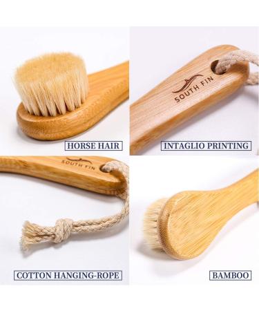 Natural Facial Brush | Exfoliating Face Brush | Skin Cleansing Scrubber - Style A for Radiant Skin - Buy Online on GoSupps.com