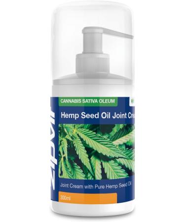 Hemp Seed Oil Cream 300ml for Joint & Muscle Sports Massage - Fast-Acting Gel - Buy Online on GoSupps.com