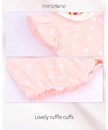 Minizone Baby Girls Summer Short Sleeve Romper Cotton Bodysuit 6-9 Months - Buy Online on GoSupps.com