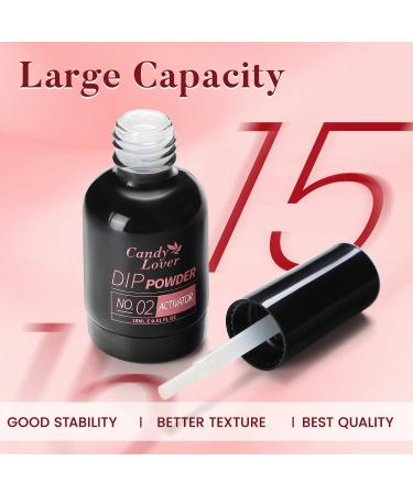 Candy Lover Dip Powder Nail Kit - 6 Colors Dipping System with Base & Top Coat for French Nails Art - DIY Salon Gift for Women - Buy Online on GoSupps.com