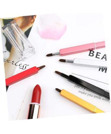 Angoily Portable Lip Brush Makeup Tool Kit Grey Wigs for Women Metal Tube Lip Brush Nylon Fiber Lip Brush Travel Makeup Retractable Lip Brush Makeup Applicators Mini Lip Liner Brush 9.3*1cm Black - Buy Online on GoSupps.com