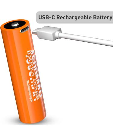 Buy Imren 3.7V 4500mAh Rechargeable Button Top Battery with USB-C for Flashlights Headlamps & More - International Shipping Available - Buy Online on GoSupps.com