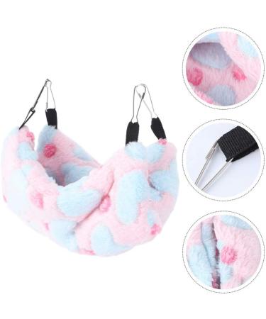 Mipcase 1pc Pet Sleeping Bag Guinea Pig Bedding Hamster Cage Hanging Nest Pet Hanging Bed Squirrel Hook up 36X34CM Blue - Buy Online on GoSupps.com