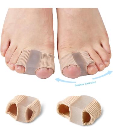Wicking Breathable Toe Spacers Separators with Gel Bunion Corrector for Overlapping Toes - One Size - Buy Online on GoSupps.com