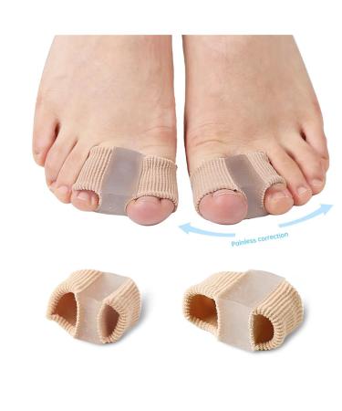 Wicking Fabric Toe Separators & Bunion Corrector with Gel - One Size Fits All - Buy Online on GoSupps.com