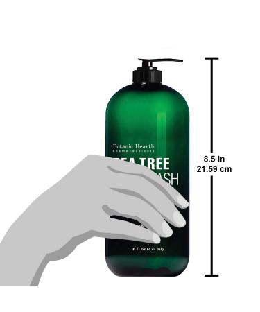 Botanic Hearth Tea Tree Shampoo and Conditioner Set - 100% Pure Tea Tree Oil - Soothes Itchy Scalp - Sulfate & Paraben Free - 16 fl oz each - Buy Online on GoSupps.com
