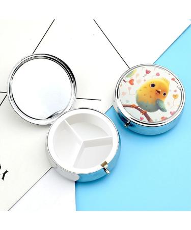 Buy Cute Travel Pill Box - 3 Compartment Portable Organizer for Purse & Pocket | Ideal for International Shipping - Buy Online on GoSupps.com