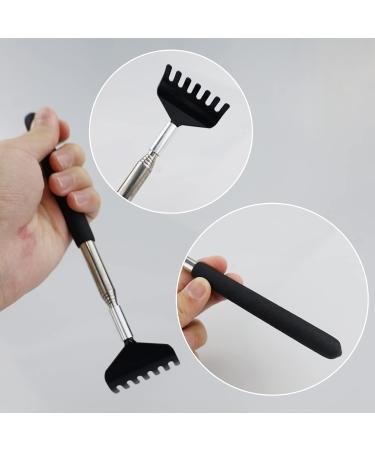 High-Quality Stainless Steel Back Scratcher - Extendable 20-68cm for Itching Relief with Padded Grip - Shop Internationally - Buy Online on GoSupps.com