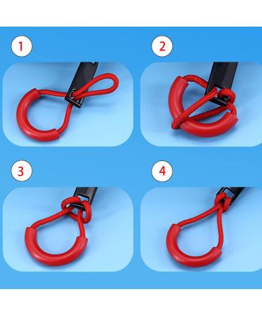 Honbay 10-Pack U-Shaped Nylon Zipper Fans - Durable Replacement for Backpacks Luggage Clothing (Red) | International Shipping Available - Buy Online on GoSupps.com