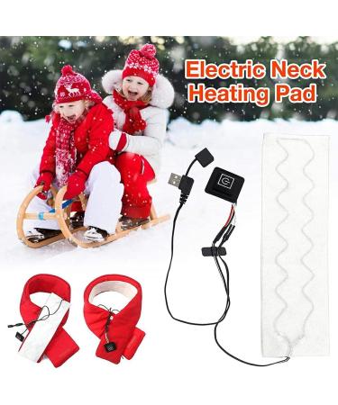 Fioerddtuie Neck Heating Pillow - USB Charged Heated Scarf with 3 Heat Settings | Thermal Hot Compress for Indoor & Outdoor Comfort - Buy Online on GoSupps.com