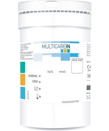 MultiCare in Cholesterol Strip for using with the Cholesterol Trigyceride and Glucose device Pack of 25 - Buy Online on GoSupps.com