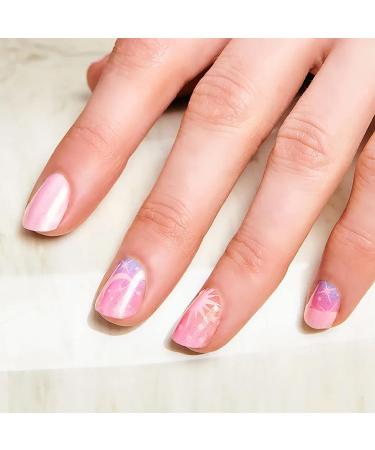 Color Street Star-Crossed Pink Nail Strips with Moon and Star Accents - Buy Online on GoSupps.com