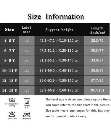 Libaobaoyo Kids Unisex Kung Fu Wide Pants | Stretchy Elastic Waist Taichi Practice Trousers | Black | 8-9 Years - Buy Online on GoSupps.com
