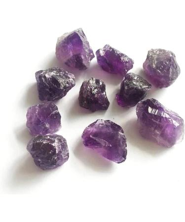 Natural Crystal Rough Stones 10 Pieces Amethyst Natural Rough Gemstones and Minerals Stones of The raw Amethyst Crystal Decoration Stones Home Decoration ERTEYIN - Buy Online on GoSupps.com