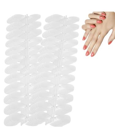 288 Ultra-Thin Transparent Nail Patches - Perfect for Nail Salons | All Paste Square - Buy Online on GoSupps.com