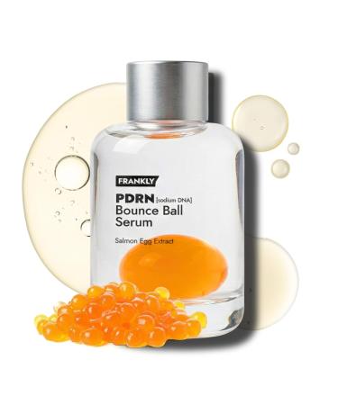 FRANKLY Salmon PDRN Bounce Ball Serum 99% Pure PDRN Salmon DNA for Post Microneedling Recovery Redness & Damaged Skin Repair | Glass Skin Korean Skincare | Lightweight Non Sticky | 1.01 fl oz